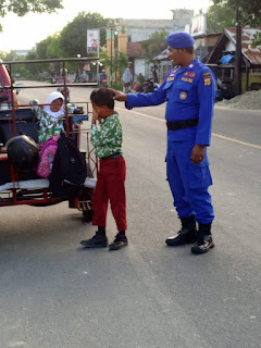 Pelaksanaan Giat Strong Point Personil Sat Polairud Polres Langsa