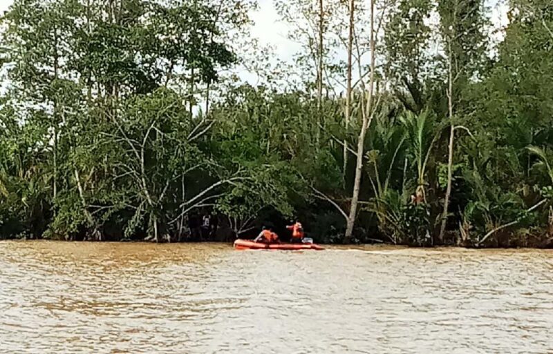 Seorang Warga Hanyut saat Mencari Lokan Di Aceh Barat