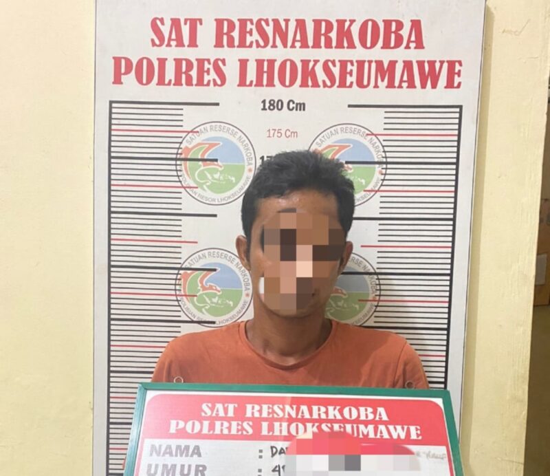 Tersangka Penjual Sabu-sabu di Dewantara 