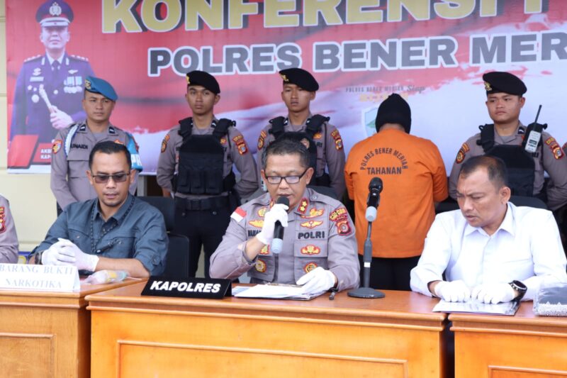 Polres Bener Meriah Gelar Konferensi Pers Usai Ungkap Kasus Pencabulan