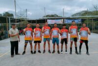 Club volly Kapolres Bener Meriah HIJRAH, menang telak 3-0 melawan tuan rumah pada putaran pertama Elephant Cup 2023
