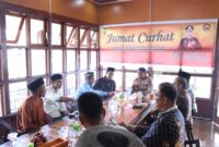 Kapolres Bener Meriah AKBP Nanang Indra Bakti, Gelar Jum'at Curhat di Kecamatan Timang Gajah