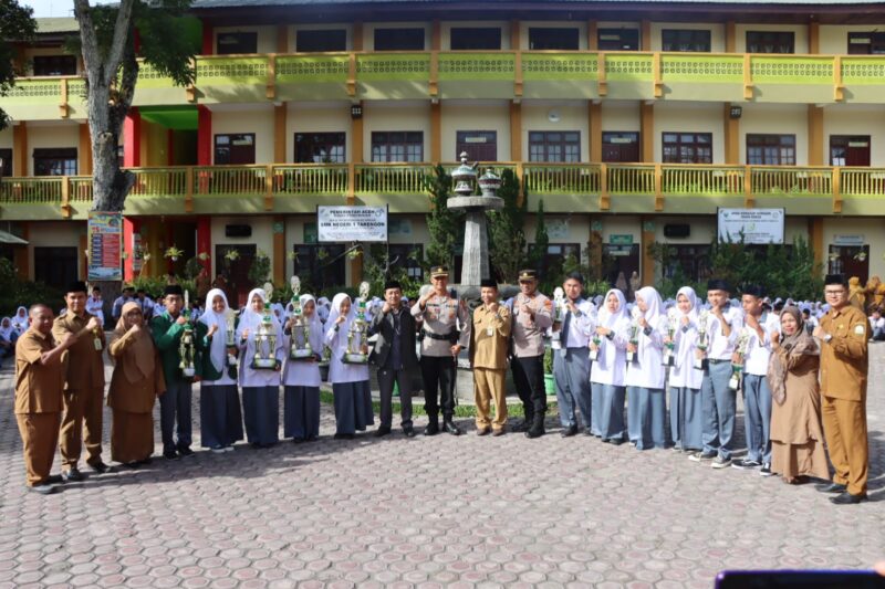 Jadi Irup di SMK Negeri 1 Takengon, Kapolres Himbau Siswa Tertib Berlalulintas