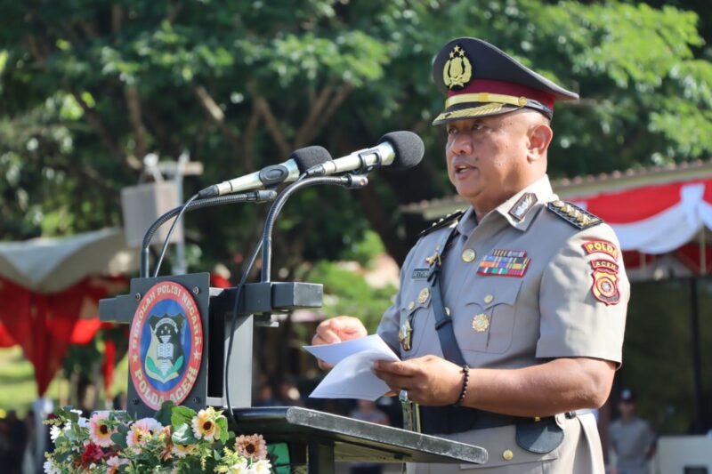 Irwasda Polda Aceh Lantik 201 Bintara Remaja Polri