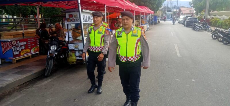 Cegah Guantibmas Dan Premanisme, Tim Patroli Sat Samapta Polres Aceh Tengah Sasar Sejumlah Tempat Pusat Publik