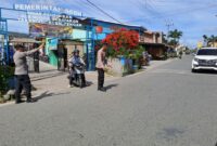 Strong Point Pagi Di Area Sekolah, Upaya Polsek Kota Takengon Jaga Keselamatan Siswa