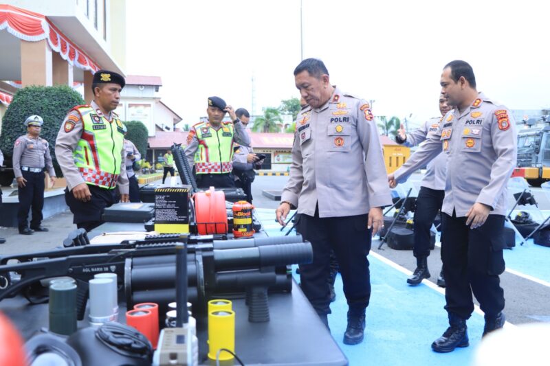 Cek Kesiapan Personil dan Prasarana, Korsabhara Baharkam Polri Kunjungi Polres Lhokseumawe
