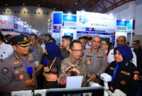  Menteri Dalam Negeri (Mendagri) Tito Karnavian membuka pameran teknologi dan alat-alat keamanan terbesar di Asia Tenggara pada Rabu, 30 Agustus 2023.