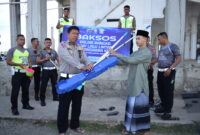  Polantas Polresta Banda Aceh melaksanakan kegiatan Bakti Sosial yang bertempat di Masjid Al-Maqfirah Habib Chiek Kajhu,jl. Laksamana Malahayati Km 8,5. Kec. Baitussalam Kab. Aceh Besar, Jum'at, 08/09/2023,