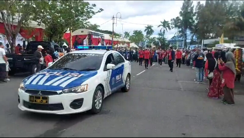 Polantas Hadir Pengamanan dan Pengaturan Lalulintas Rangkaian Kegiatan Jalan Santai Di Kota Banda Aceh 24/9/2023