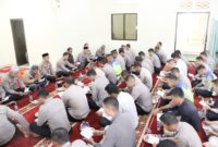 Tingkatkan Keimanan dan Ketaqwaan Kepada Allah, Polres Bener Meriah Gelar Bimbingan Rohani dan Mental 