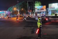 kegiatan Patroli rutin serta Pengaturan Lalulintas pada malam hari di Wilayah Hukum Polresta Banda Aceh. Jum'at 22/9/2023  pukul 21.00