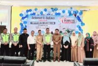 Kacabdisdik Banda Aceh dan Aceh Besar, Syarwan Joni bersama Kepala SLBN Pembina Provinsi, Yossi Novianti dan guru bersama Ketua MKKS dan MKPS SLB serta jajaran Polresta Banda Aceh