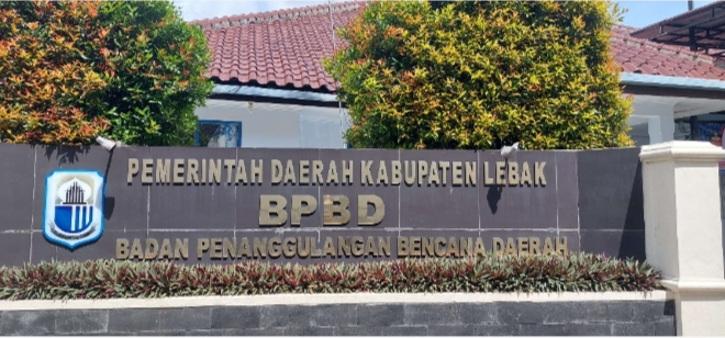 Kantor BPBD Kabupaten Lebak. (TIMESLINES INEWS/Heru Nurhadiyansyah)