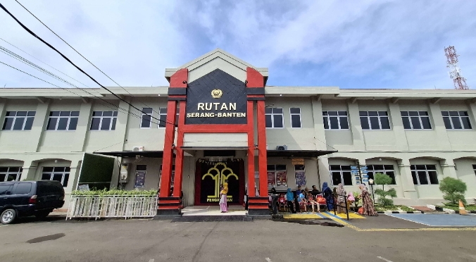 Rumah Tahanan Negara (Rutan) Kelas II B Serang. (Foto: TIMELINES INEWS/Heru Nurhadiyansyah).