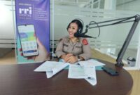 Iptu Transitoyati,S.H., M.H Saat Berdialog Bersama RRI Banten. 