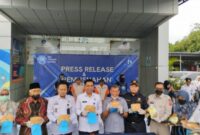 Konferensi pers pemusnahan barang bukti narkotika. (Foto : TIMESLINES INEWS/Heru Nurhadiyansyah)