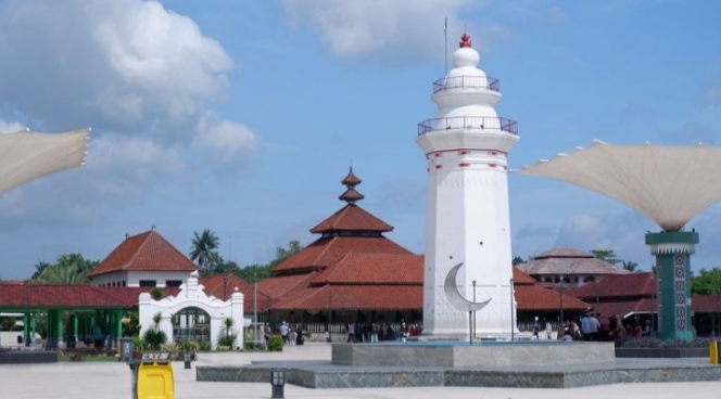 Kawasan Masjid Agung Banten Lama. (Foto: TIMESLINES INEWS/Heru Nurhadiyansyah)