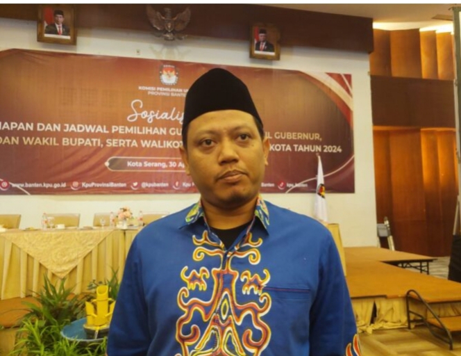 Ketua KPU Banten Muhamad Ihsan. (TIMESLINES INEWS/Heru Nurhadiyansyah)