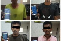 Pemain Judi Online Diamankan Polisi di Banda Aceh