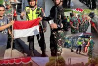 Polsek Darul Imarah Gelar Patroli Gabungan Sosialisasikan Pemasangan Bendera Merah Putih Sambut HUT RI ke-79