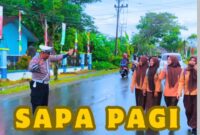 Polres Simeulue Laksanakan Program 'Sapa Pagi' untuk Tingkatkan Keselamatan dan Kelancaran Lalu Lintas