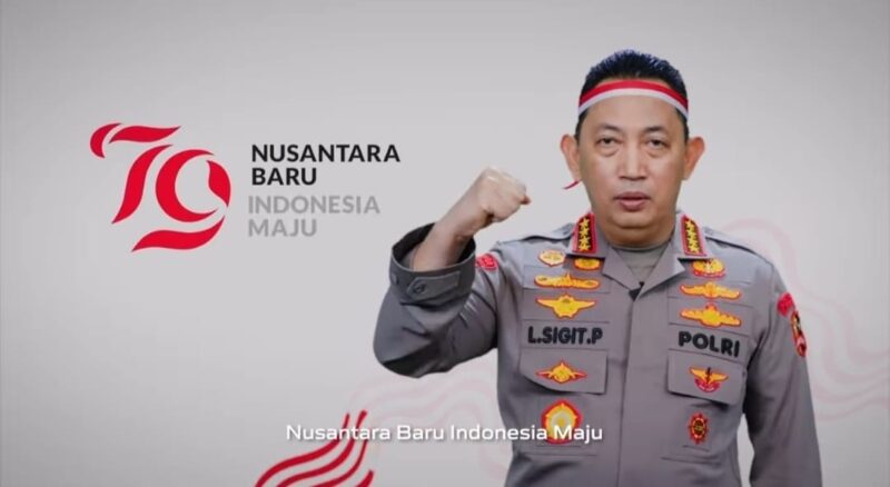 Kapolri pada HUT ke-79 RI: Semangat Baru untuk Nusantara Baru, Indonesia Maju