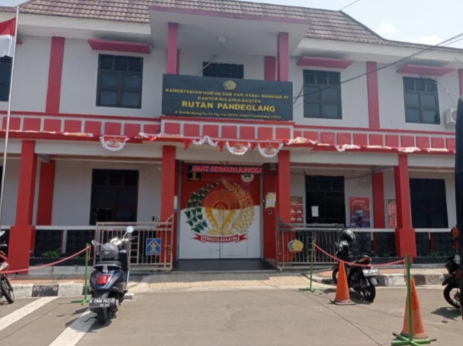 Gedung Rutan Kelas IIB Pandeglang.(Foto:TLii/Ikhsan)