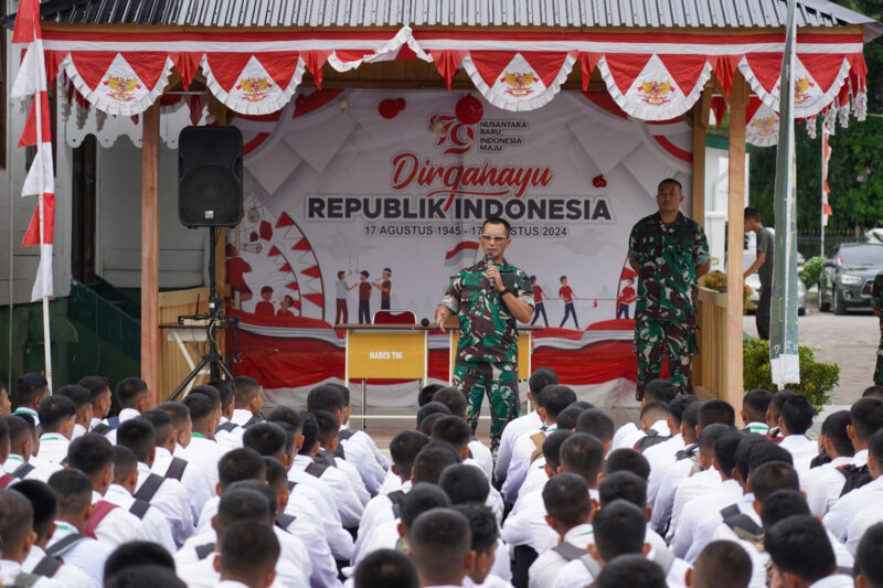 pengumuman hasil seleksi Tingkat Panda untuk Calon Bintara Prajurit Karier TNI AD Reguler Pria, Kowad, dan Keahlian Tahun Anggaran 2024, pada Jumat (23/08/24) sore.