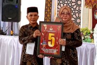 Pasangan Calon Bupati dan Wakil Bupati Simeulue, Hj.Afrida wati dan Dr,Amin haris, M.Pd, Memperoleh Nomor Urut 5 di Pilkada 2024