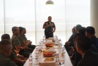 Mayor Jenderal TNI Niko Fahrizal, M.Tr. (Han) menghadiri kegiatan silaturahmi yang digelar oleh Bank Syariah Indonesia (BSI) Kamis (24/10/24).