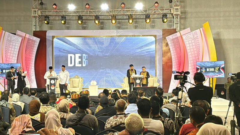 Debat Kedua Cagub-Cawagub Aceh Berlangsung Aman dan Tertib