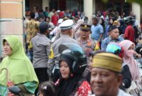 Polisi Amankan Kampanye Dialogis Paslon Gubernur Aceh di Wilayah Aceh Selatan.