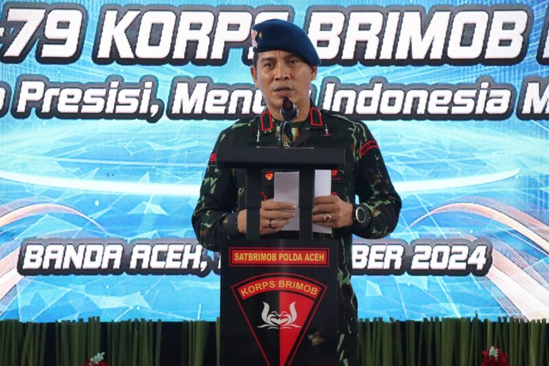 Wakapolda Aceh Hadiri Syukuran HUT Ke-79 Korps Brimob Polri Tahun 2024