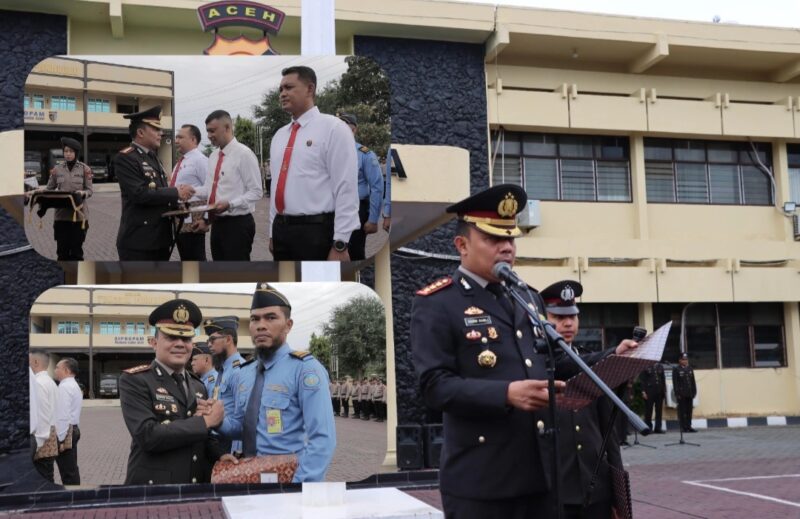 Peringati Hari Pahlawan, Kapolresta Banda Aceh Serahkan Sejumlah Penghargaan