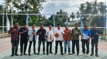 Pj Bupati Bireuen Buka Turnamen Voli HUT DPD SWI Cup I