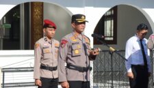 Kapolres Aceh Selatan pimpin Upacara Kenaikan Pangkat 35 Personil.