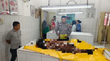 Sat Lantas Polres Pematangsiantar Olah TKP Kejadian Tabrakan Beruntun di Jalan Medan