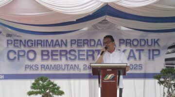 Premium Price Tingkatkan Nilai, PTPN IV Regional I Kirim Perdana CPO PKS Rambutan Bersertifikat RSPO Model IP