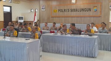 Kapolres Simalungun Ikuti Diskusi Panel Peningkatan Kinerja Kapolsek di Polda Jajaran