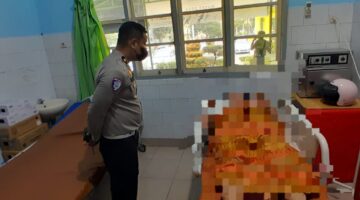 Kejadian Laka Lantas di Jalan Melanthon Siregar, Sat Lantas Polres Pematangsiantar Olah TKP