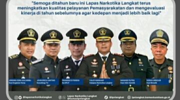 Lapas Narkotika Kelas IIA Langkat Sambut Tahun Baru 2025 dengan Komitmen Tingkatkan Kualitas Pelayanan