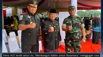 Kalapas Narkotika Samarinda Hadiri Upacara HUT ke-68 Provinsi Kaltim, Dukung Visi Pembangunan dan IKN