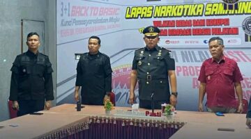 Perkuat Kepemimpinan dan Kolaborasi untuk Layanan Optimal, Lapas Narkotika Samarinda Ikuti Pelantikan pengambilan sumpah jabatan Pimpinan Tinggi Madya Kemenimipas