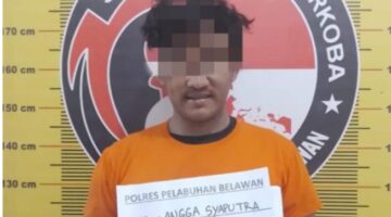 Satnarkoba Polres Pelabuhan Belawan Tangkap Pengedar Sabu di Pematang Johar