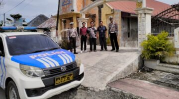 Polres Pelabuhan Belawan Gelar Patroli Pengamanan di Gereja untuk Ibadah Minggu