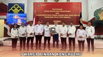 1 Warga Binaan Konghuchu Rutan Kelas I Medan Mendapat Remisi Imlek