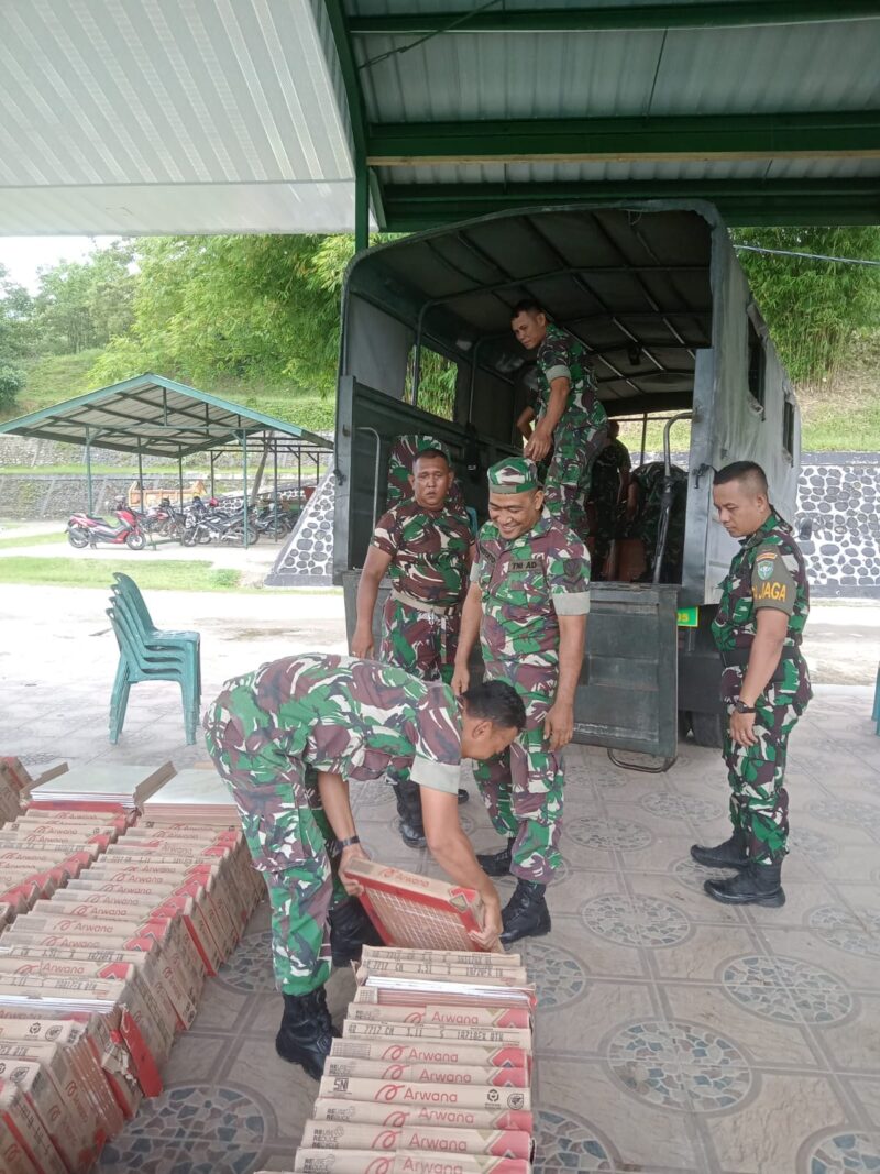 Mayor Jenderal TNI Niko Fahrizal, M.Tr. (Han), memberikan bantuan berupa 5.500 dus keramik. Bantuan ini ditujukan untuk memperbaiki mushala dan meunasah yang mengalami kerusakan di wilayah jajaran Kodam IM.