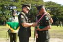 Mayor Jenderal TNI Niko Fahrizal, M.Tr.(Han), memimpin Upacara Penutupan Pendidikan Pertama Bintara (Dikmaba) TNI Angkatan Darat Tahun Anggaran 2024.