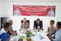 Polres Pidie Jaya gelar forum diskusi Jum'at Curhat bersama Insan Pers di Aula Satpas Polres Pidie Jaya, kamis 24 Januari 2025. Foto.Ist